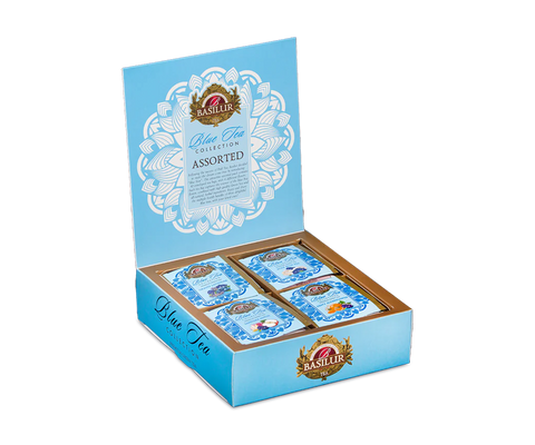 Basilur Blue tea - 4 Flavours - 40 Enveloped Tea Bags