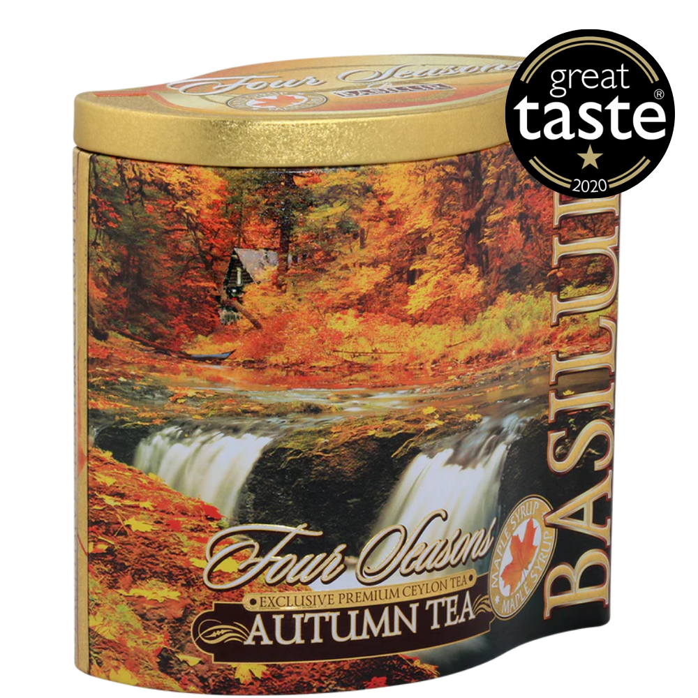 Autumn Tea Tin Caddy - 100g Loose Leaf Black Tea