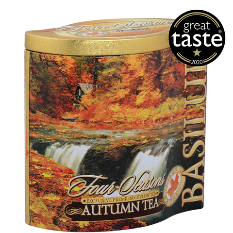 Autumn Tea Tin Caddy - 100g Loose Leaf Black Tea