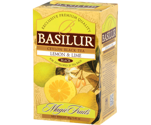 Magic Fruits Lemon & Lime Black Tea - 20 Enveloped Tea Bags