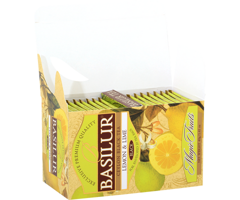 Magic Fruits Lemon & Lime Black Tea - 20 Enveloped Tea Bags