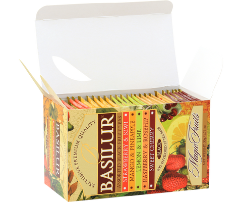 Magic Fruit Assortment - 25 Enveloped Tea Bags - Sampler Pack