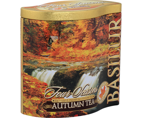 Autumn Tea Tin Caddy - 100g Loose Leaf Black Tea