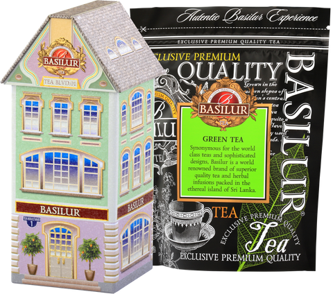 Basilur Tea Boulevard 1 - 75g Loose Leaf Green Tea