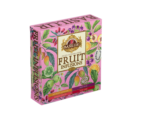Assorted Fruit Infusions Vol.II - 40 Enveloped Tea Bags - 4 Flavours