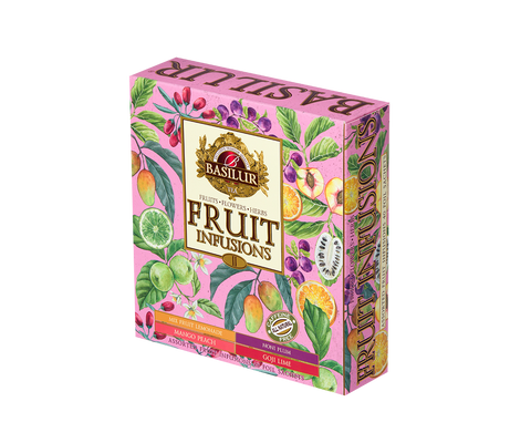 Assorted Fruit Infusions Vol.II - 40 Enveloped Tea Bags - 4 Flavours