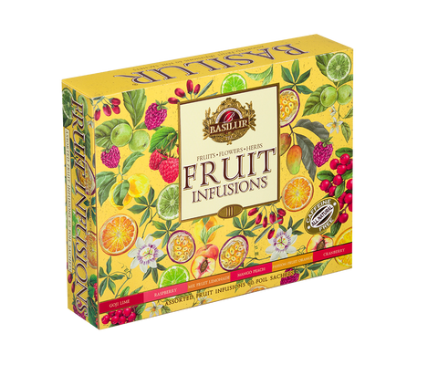 Assorted Fruit Infusions Vol.III - 60 Enveloped Tea Bags - 6 Flavours