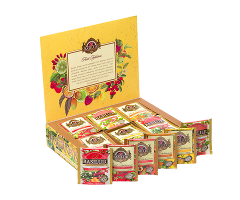 Assorted Fruit Infusions Vol.III - 60 Enveloped Tea Bags - 6 Flavours