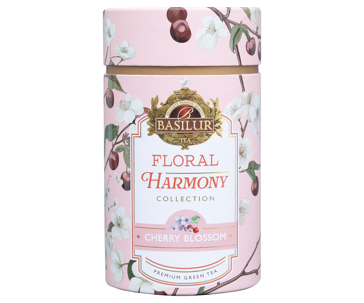 Floral Harmony Cherry Blossoms – 75g Loose Leaf - Paper Canister