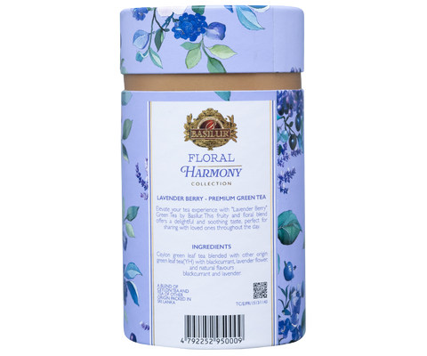 Floral Harmony Lavender Berry– 75g Loose Leaf - Paper Canister