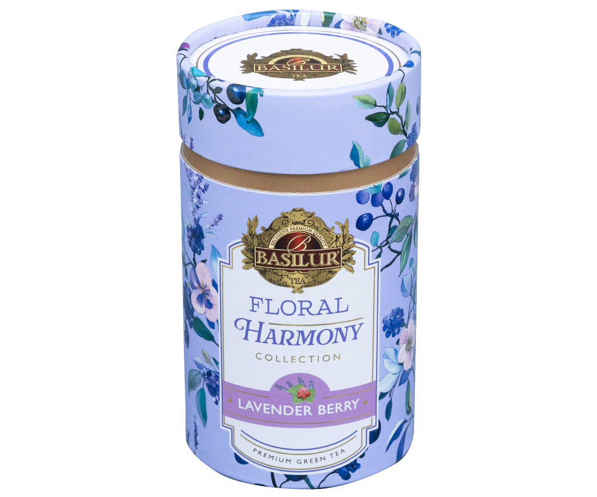 Floral Harmony Lavender Berry– 75g Loose Leaf - Paper Canister