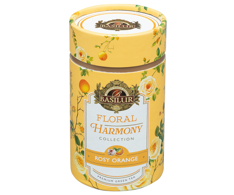 Floral Harmony Rosy Orange – 75g Loose Leaf - Paper Canister