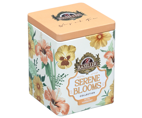 Basilur Serene Blooms Luxury Tin Caddy - Petal Harmony - 75G Loose Leaf