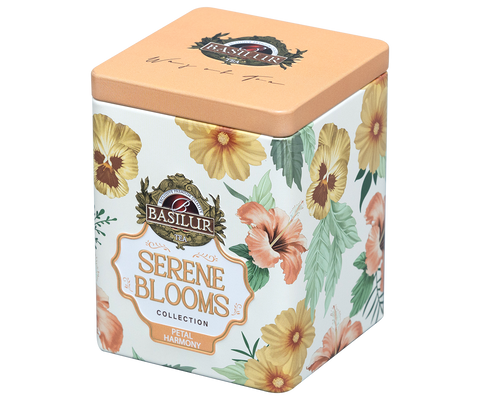 Basilur Serene Blooms Luxury Tin Caddy - Petal Harmony - 75G Loose Leaf