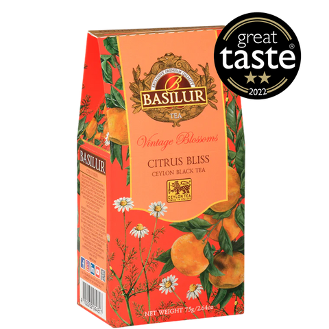 Vintage Blossoms Citrus Bliss - 75g Loose Leaf Black Tea- Refill Pack