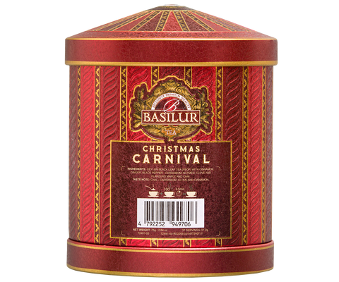 Carnival Collection Christmas Fantasy Music Box - 75g Loose Leaf Ceylon Black tea