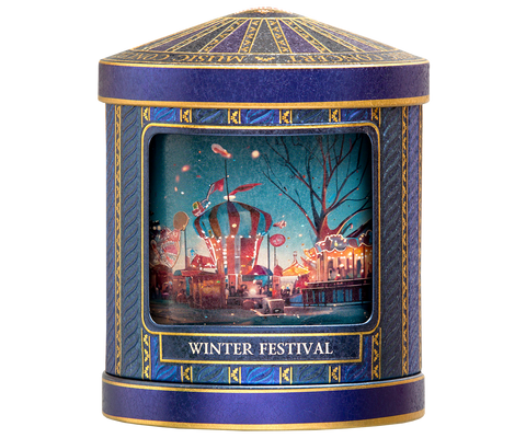 Carnival Collection Winter Festival Music Box - 75g Loose Leaf Ceylon Black tea with Taste of Christmas