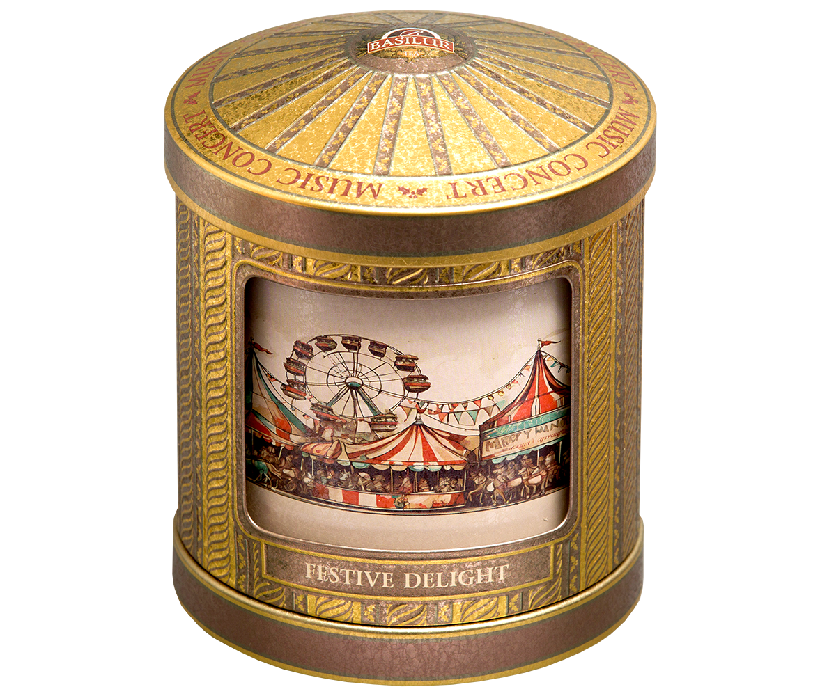 Carnival Collection Festive Delight Music Box - 75g Loose Leaf Ceylon Black tea