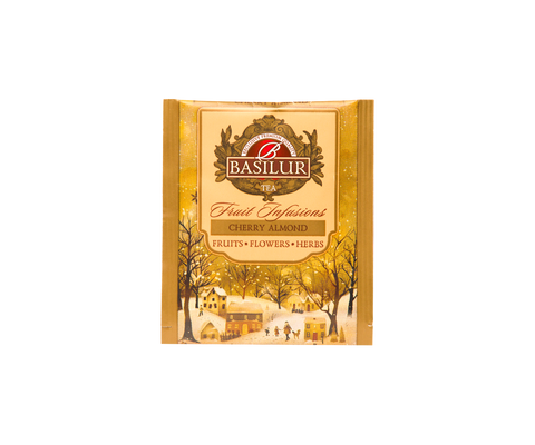 Fruit Infusions - Christmas Flavors - Cherry Almond - 20 Enveloped Tea Bags