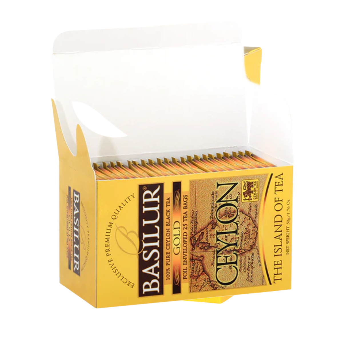 The Island of Tea Gold - 25 Enveloped Tea Bags