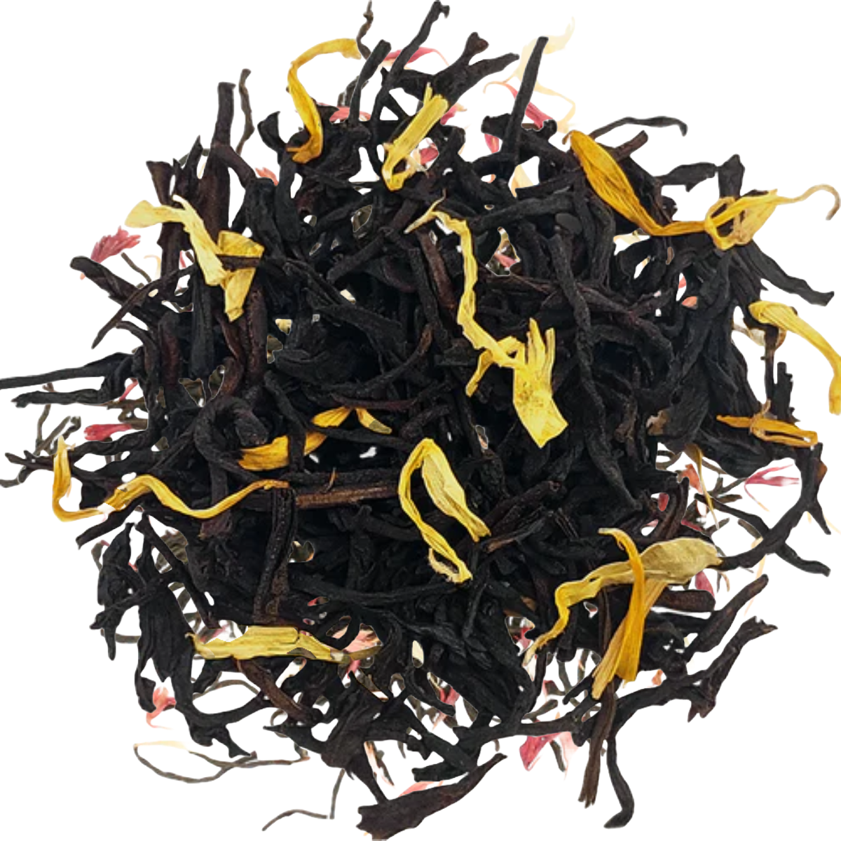 Winter Night's Golden hour - Marigold & French Vanilla Black Tea - 100g Loose Leaf