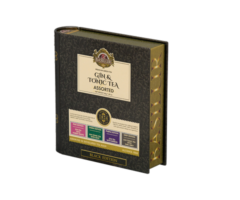 Gin & Tonic Tea- Black Limited Edition -32 Enveloped Tea Bags - 4 Flavours