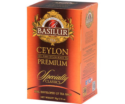 Specialty Classics - Ceylon Premium Black Tea - 25 Enveloped Tea Bags