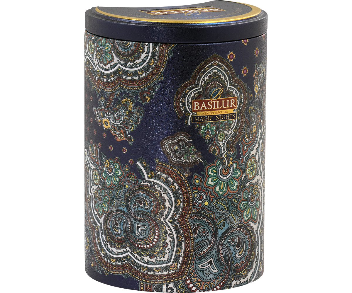 Magic Nights Tin Caddy - Ceylon Black Tea - 100g Loose Leaf