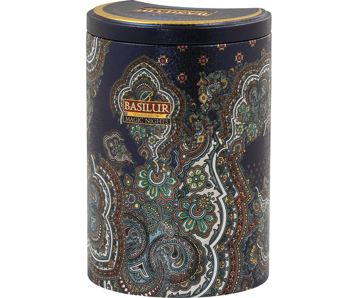 Magic Nights Tin Caddy - Ceylon Black Tea - 100g Loose Leaf