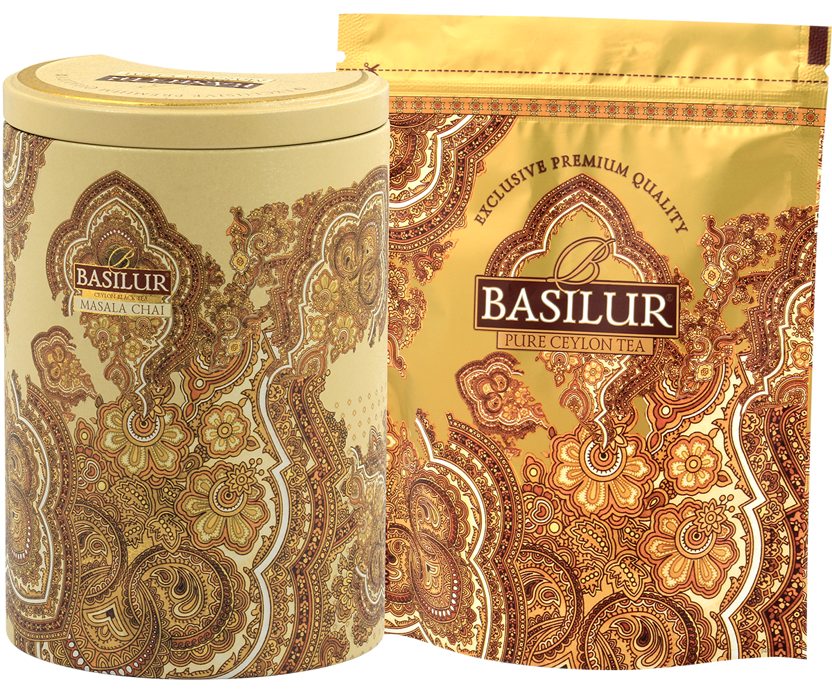 Basilur's Masala Chai Tin Caddy- 100g Loose Leaf