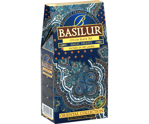 Basilur's Magic Nights Black Tea Blend - 100g Loose Leaf Refill Pack