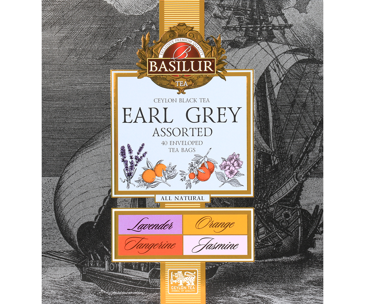 Earl Grey Collection - 40 Enveloped Tea Bags - 4 Flavours