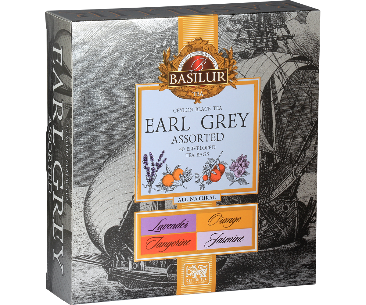 Earl Grey Collection - 40 Enveloped Tea Bags - 4 Flavours