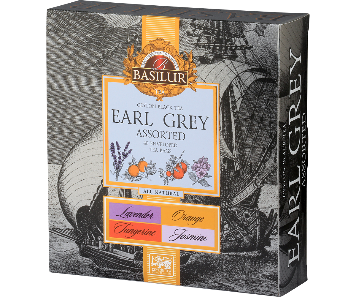 Earl Grey Collection - 40 Enveloped Tea Bags - 4 Flavours